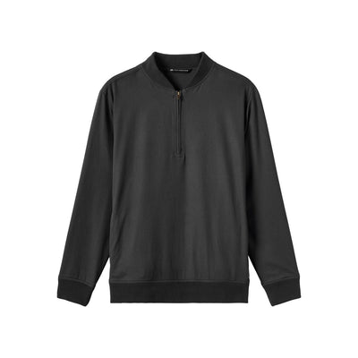 TravisMathew Men's Highway Men Quarter Zip 2025 BLACK
