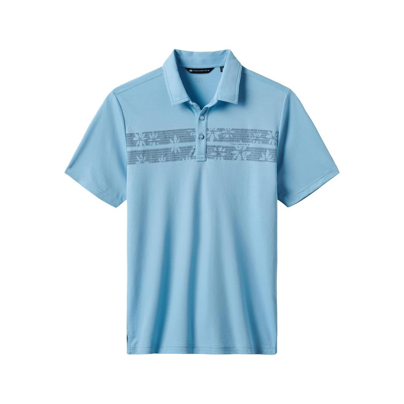 TravisMathew Men's Infamy Polo 2025 C0504 AIR BLUE
