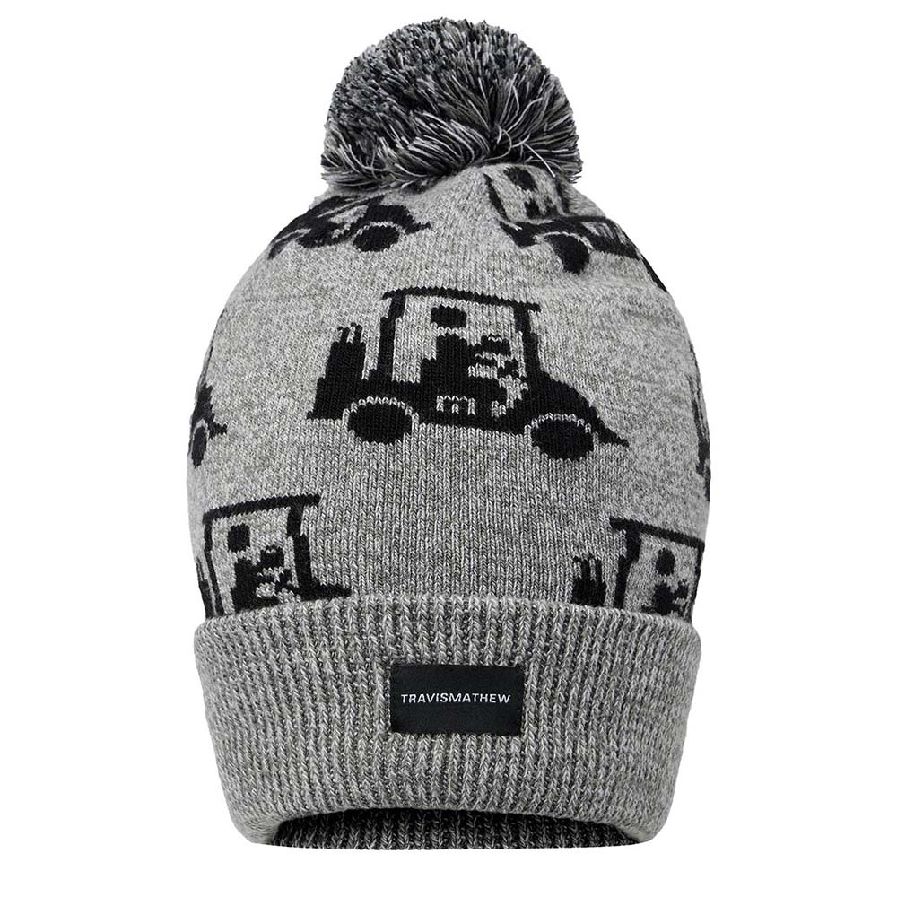 TravisMathew Men's Mapes Beanie 2025 HEATHER GREY