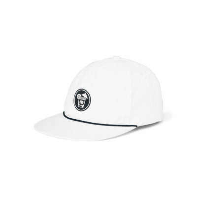 TravisMathew Men's Margarita Pitcher Snapback Hat 2025 WHITE