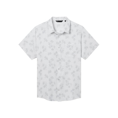 TravisMathew Men's Mist On the Lake Button-Up 2025 WHITE