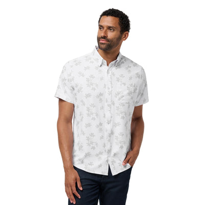 TravisMathew Men's Mist On the Lake Button-Up 2025