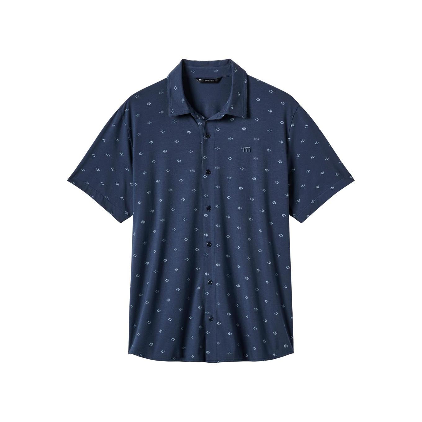TravisMathew Men's Shore of It Button-Up 2025 TOTAL ECLIPSE