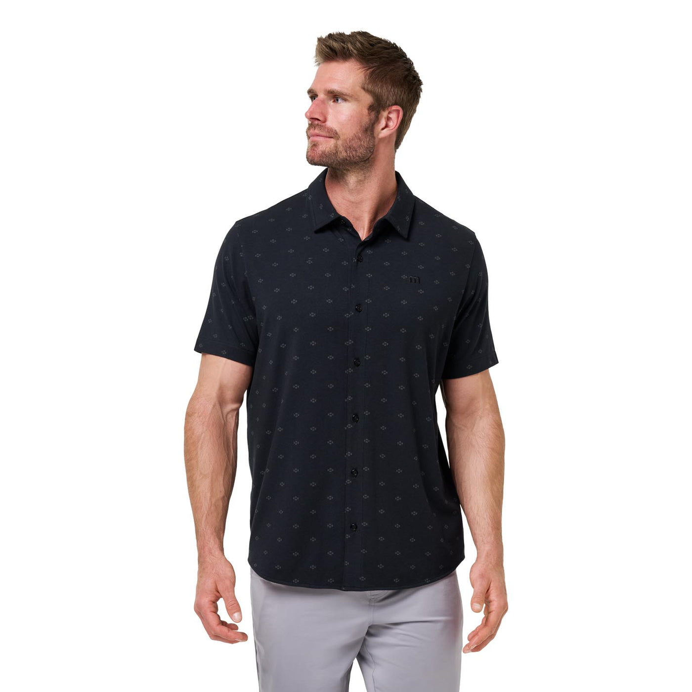 TravisMathew Men's Shore of It Button-Up 2025