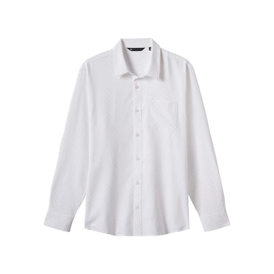 TravisMathew Men's Techwoven Tidbits Button-Up 2025 WHITE