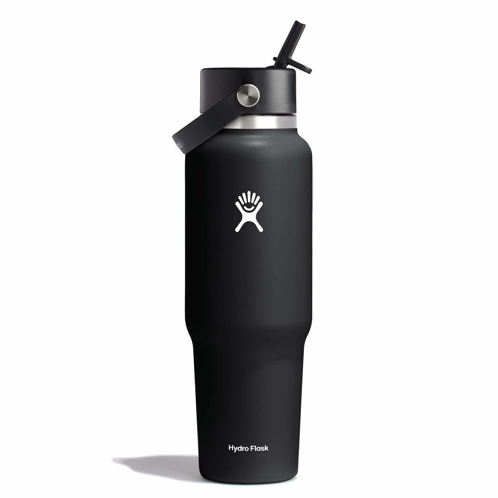 HYDRO FLASK 40OZ WIDE MOUTH BOTTLE W/FLEX STRAW CAP