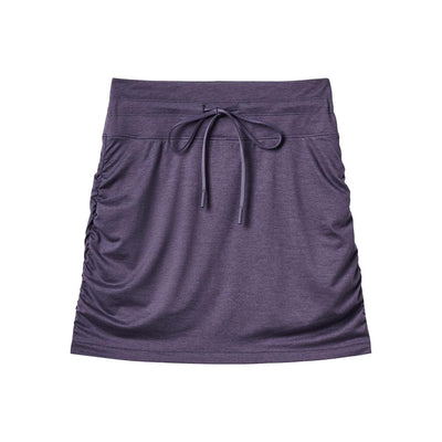 TravisMathew Women's Skyloft Light Skyline Tie Skort 2025 F0274 HEATHER GRAYSTONE