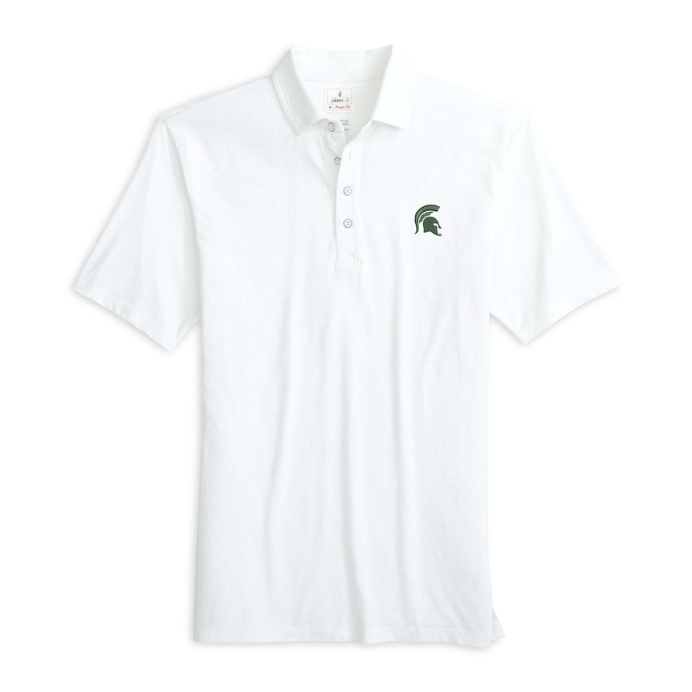Johnnie-O Men's Coastal Wash Polo - Michigan State University 2025 WHITE