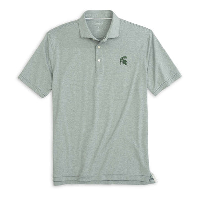 Johnnie-O Men's Lyndonn Polo - Michigan State University 2025 GREEN 1