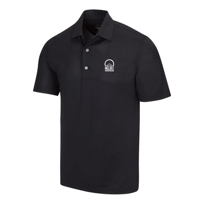 Big Sky Men's Tourney Freedom Micro Pique Polo BLACK