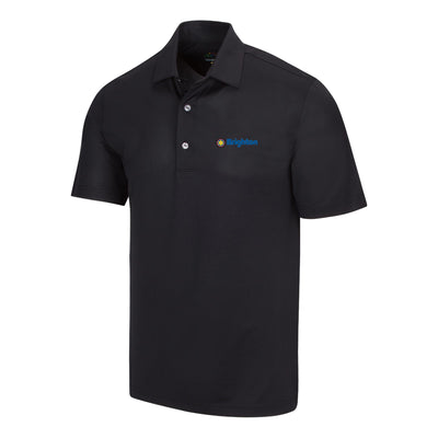 Brighton Men's Tourney Freedom Micro Pique Polo BLACK