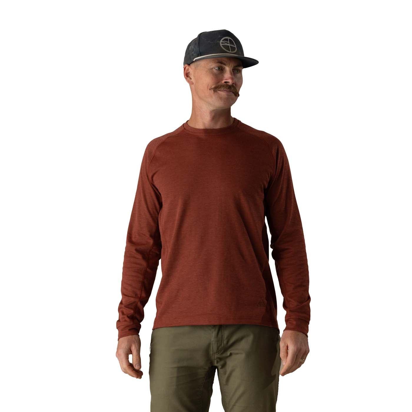 LIVSN Men's Keystone Long Sleeve 2025 BRICK