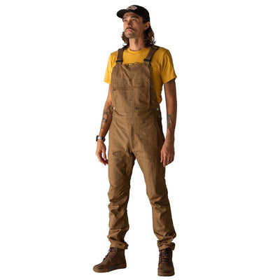 LIVSN Men's Flex Canvas Overalls 2025 BROWN
