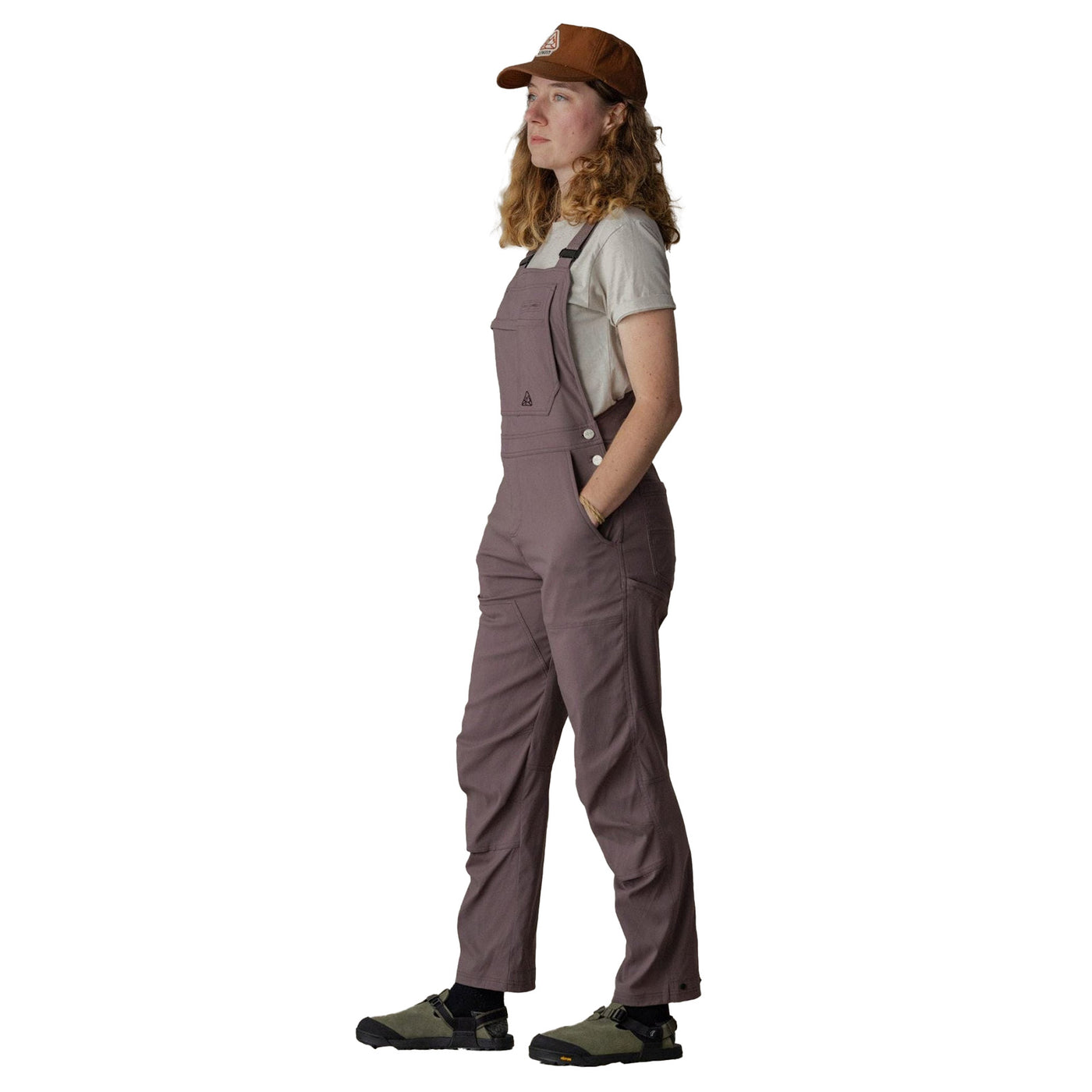 LIVSN Women's LIVSN x Gnara Ecotrek Overalls 2025 PLUM TRUFFLE