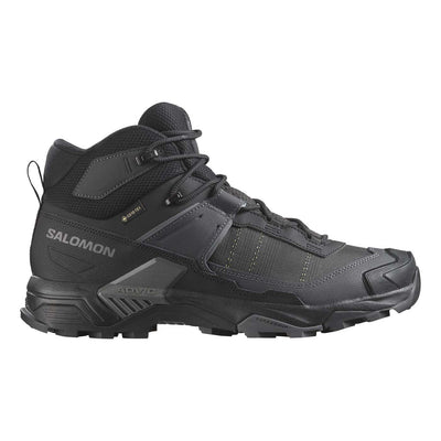 Salomon Men's X Ultra 5 Mid GORE-TEX Hiking Boots 2025 BLACK/ASPHALT/CASTLEROCK