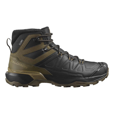 Salomon Men's X Ultra Snowpilot Waterproof Winter Boots 2026 BLACK/MILITARY OLIVE/GOTHIC OLIVE