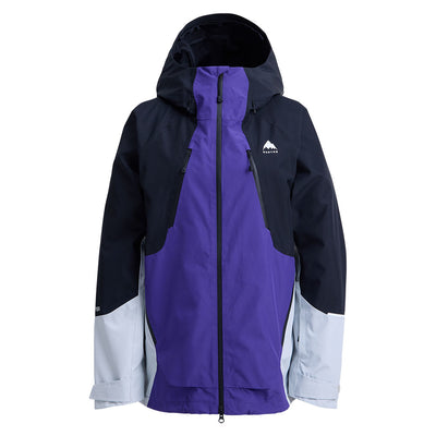 Burton Women's Reserve GORE-TEX 2L Jacket 2026 EYA PRISM VIOLET/TRUE BLACK/GRAY CLOUD