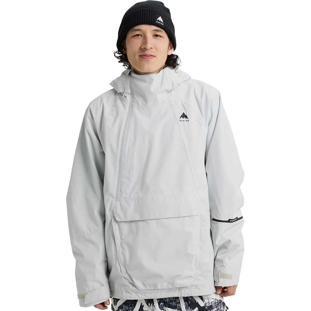 Burton Men's Reserve 2L Relaxed Anorak 2026 27O GRAY CLOUD