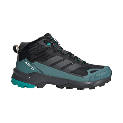 Adidas Men's Terrex Skychaser AX5 Mid GTX Shoes 2026 CORE BLACK/CARBON/PURE TEAL
