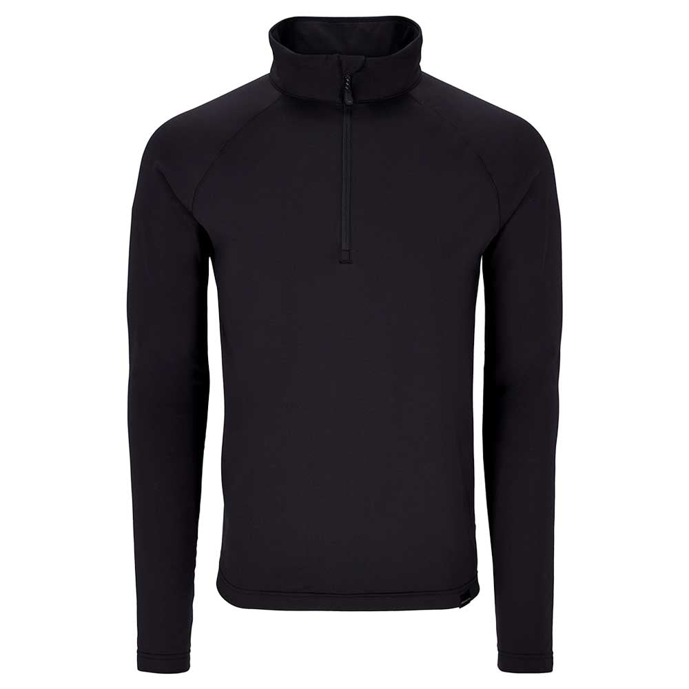 OBERMEYER M'S OLY BASELAYER ZIP TOP BLACK