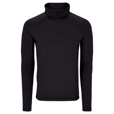 OBERMEYER M'S OLY BASELAYER ZIP TOP BLACK