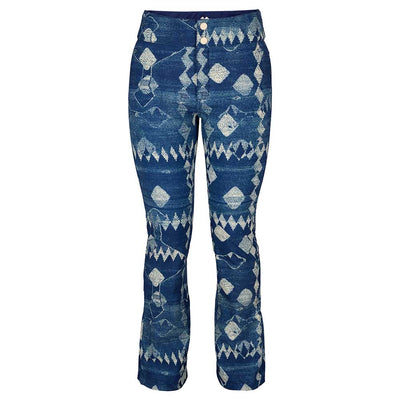 Obermeyer Women's The Bond Print Pants 2026 25165 INDIGO MOUNTAINS