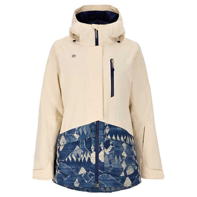 Obermeyer Women's First Tracks Jacket 2026 25165 INDIGO MOUNTAINS