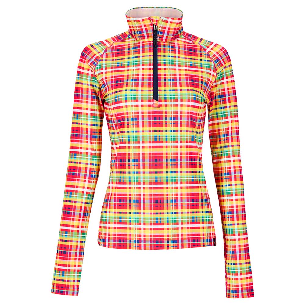 Obermeyer Women's Oly Baselayer Zip Top 2026 25120 SUN DAY PLAID