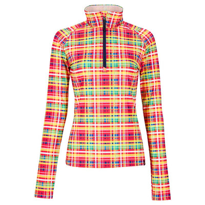 Obermeyer Women's Oly Baselayer Zip Top 2026 25120 SUN DAY PLAID