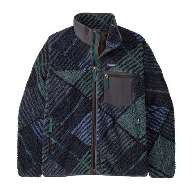 Patagonia Men's Classic Retro-X Fleece Jacket 2026 RQIN RAINFALL QUILT INK BLACK