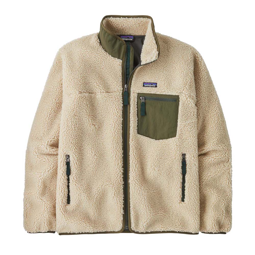 Patagonia Men's Classic Retro-X Fleece Jacket 2026 DNBA DARK NATURAL/BASIN GREEN