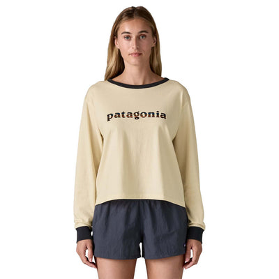 Patagonia Women's Long-Sleeved '73 Text Logo Easy-Cut Organic Shirt 2026