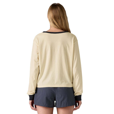 Patagonia Women's Long-Sleeved '73 Text Logo Easy-Cut Organic Shirt 2026
