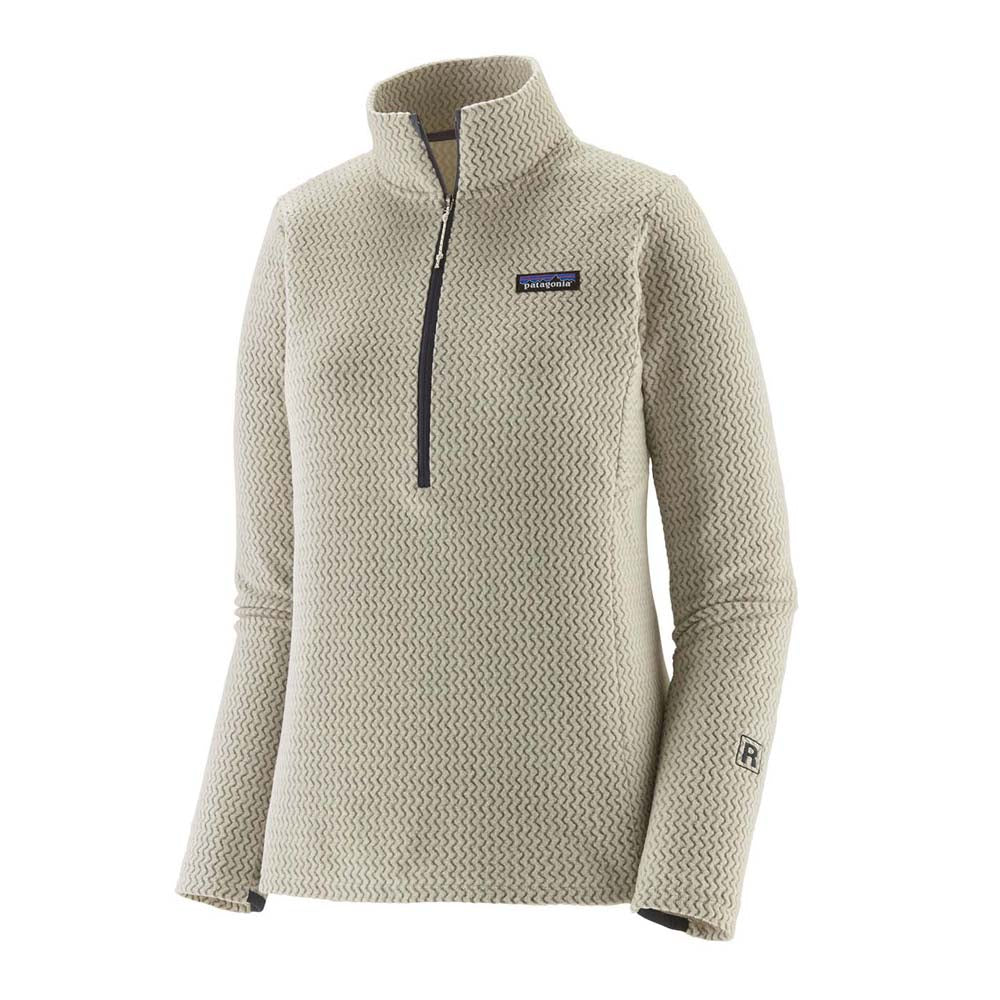 Patagonia Women's R1 Air Fleece Zip-Neck 2026 WOOL WHITE