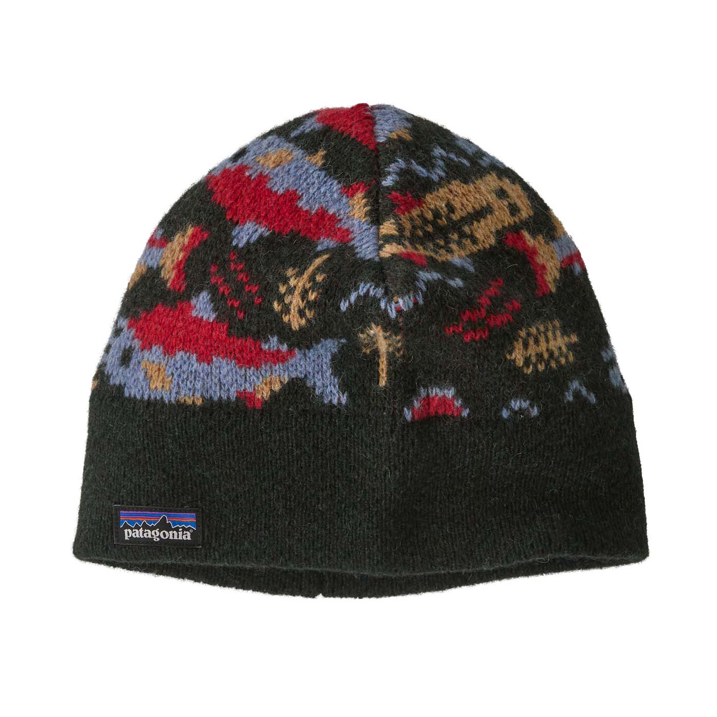 Patagonia Fun Hog Beanie 2026 SEOG SALMON ENERGY OLD GROWTH GREEN