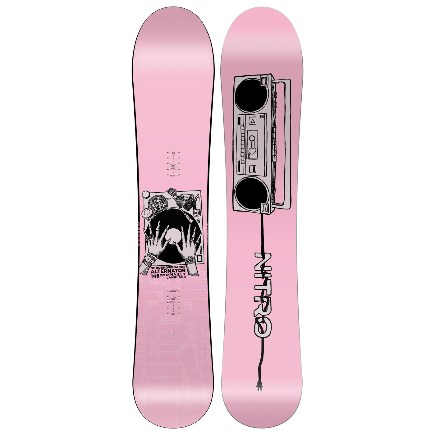 Nitro Women's Alternator X Hailey Snowboard 2026 142