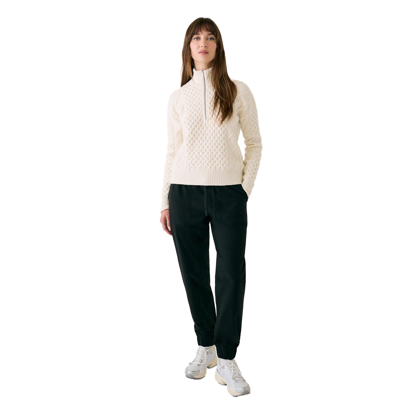 Lole Women's Camila 1/2 Zip Sweater 2026 CREAM