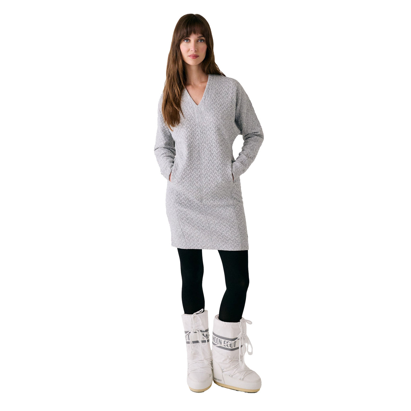 Lole Women's Clover 2 Dress 2026 LIGHT GREY HEATHER