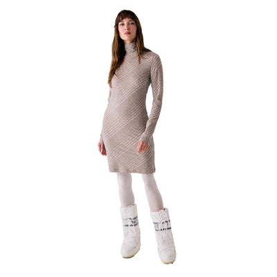 Lole Women's Dynamic Turtleneck Dress 2026 G941 PEBBLE GLEN PLAID