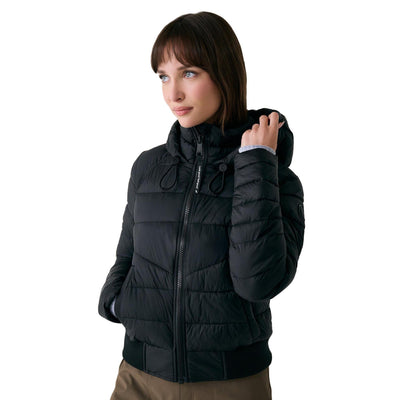 Lole Women's Eli Synth Down Bomber Jacket 2026 N415 BLACK