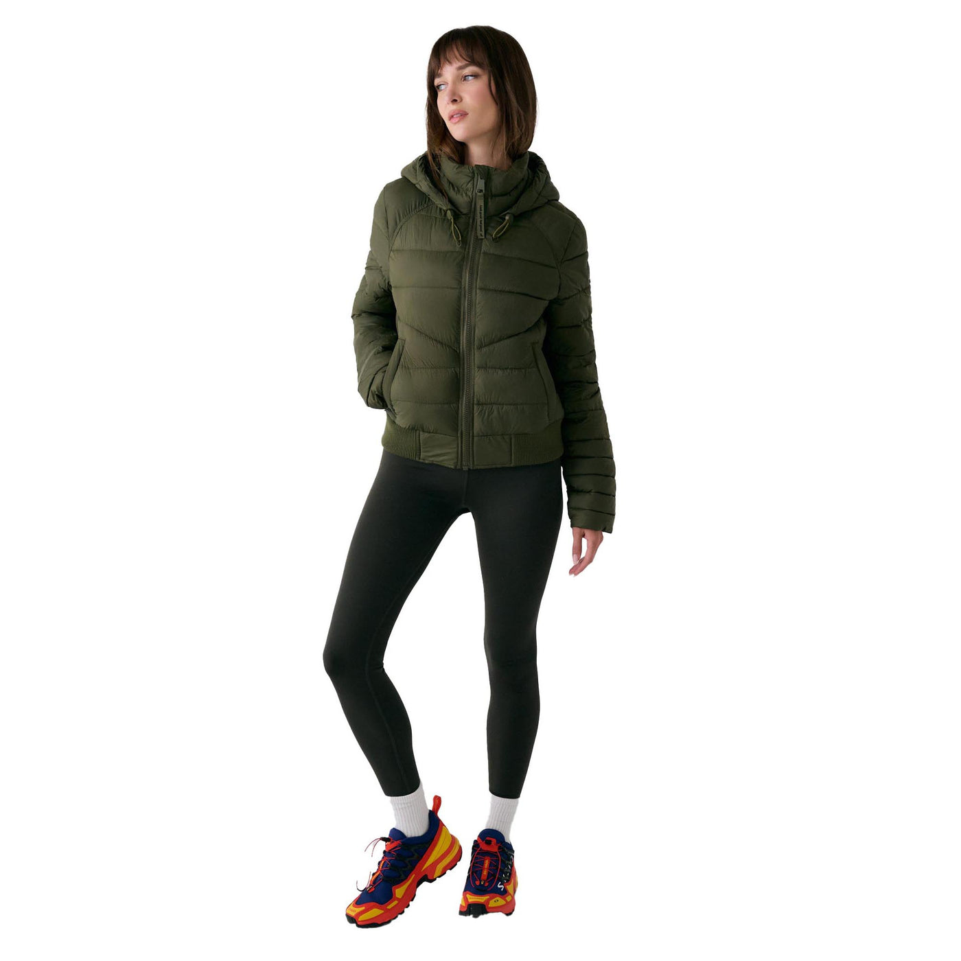 Lole Women's Eli Synth Down Bomber Jacket 2026 V694 MOSS