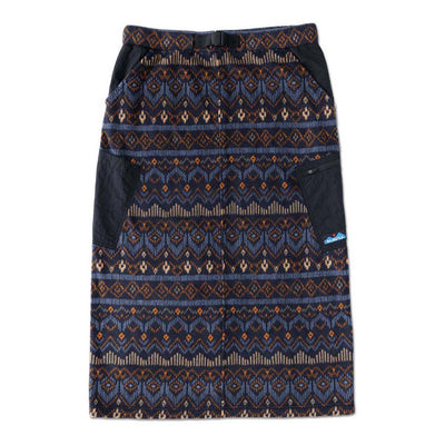 Kavu Women's Ellis Fleece Skirt 2026 2666 CHALET HOLIDAY