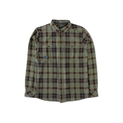 Kavu Men's Big Joe Flannel 2026 2706 GREEN RAVINE
