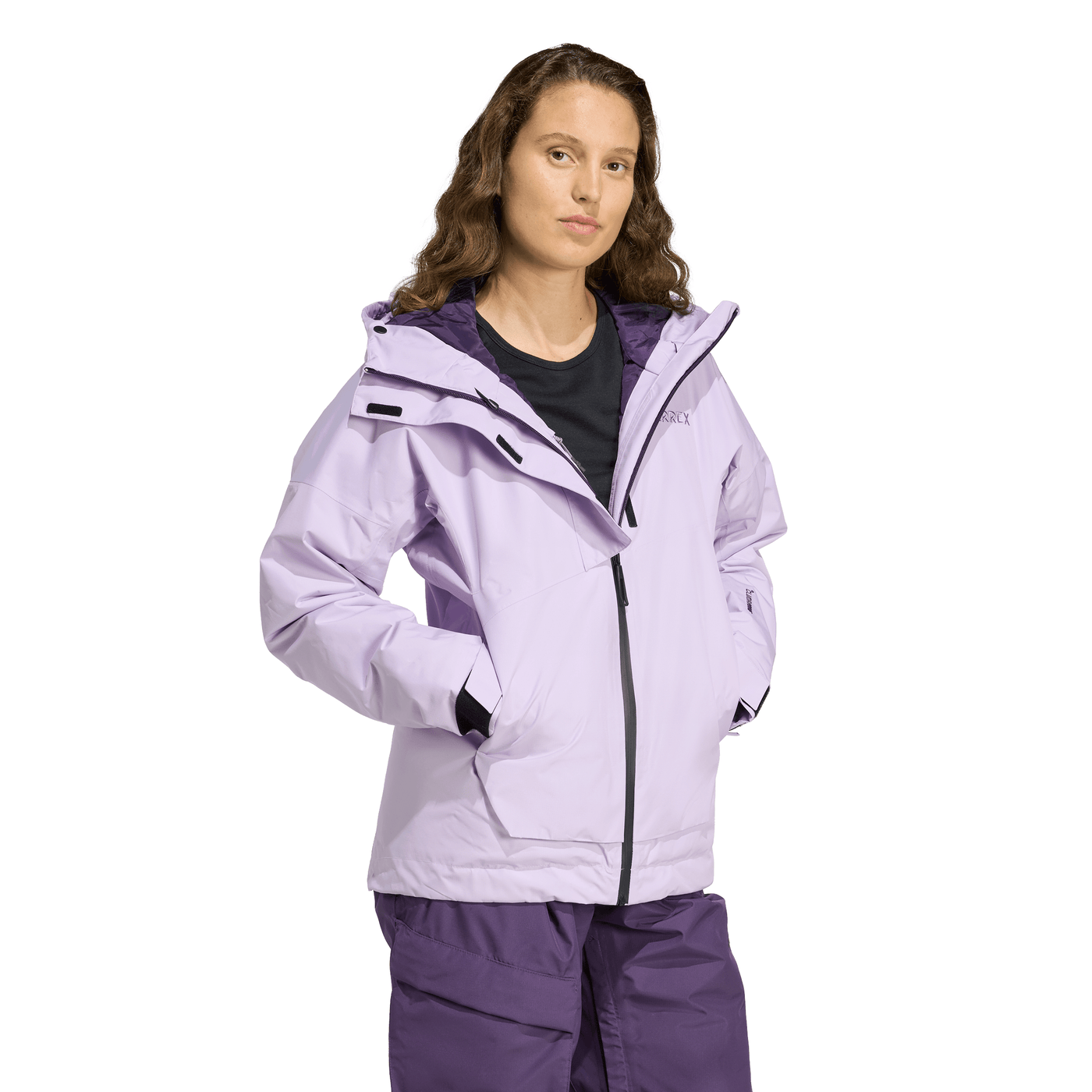 Adidas Women's Terrex Xploric 2 Layer Insulated Climaproof Jacket - Powder Plum 2026