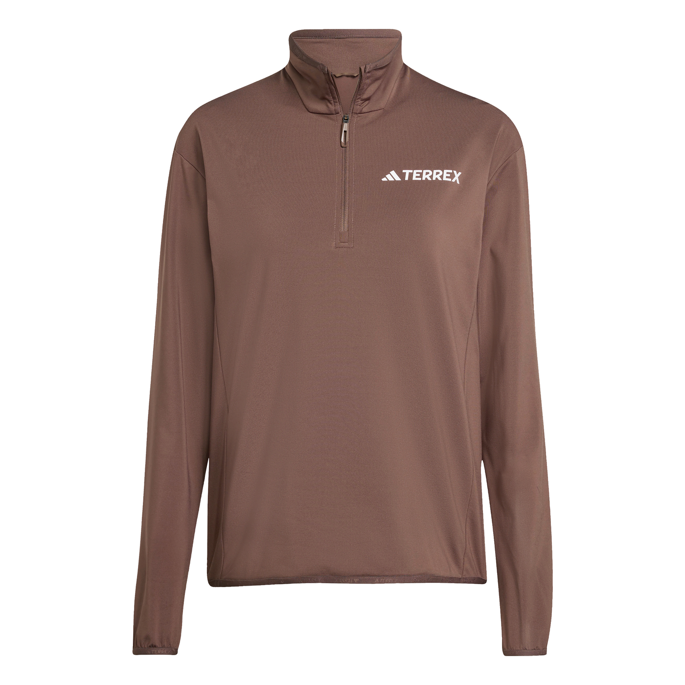 Adidas Terrex Women's Multi CLIMAWARM Half-Zip Tech Fleece Jacket - Earth Strata 2026 EARTH STRATA