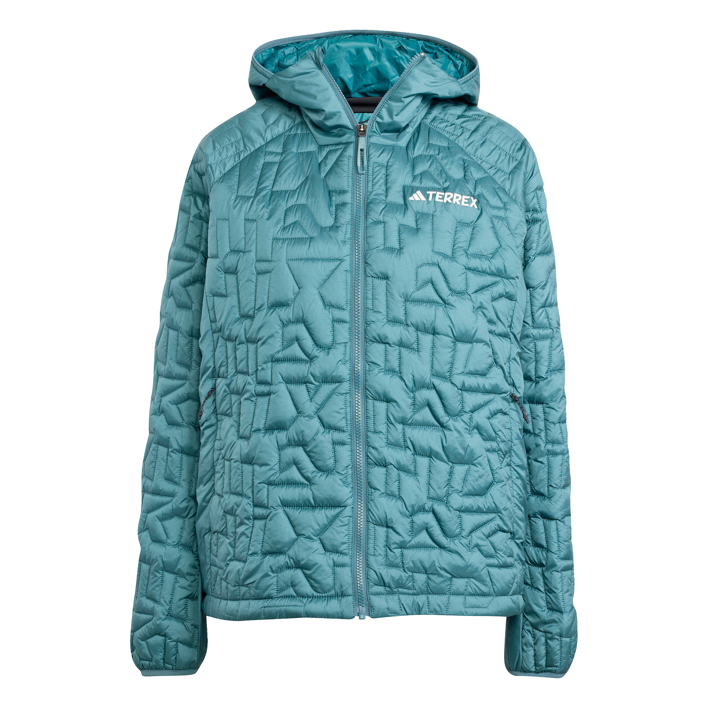 Adidas Women's Terrex Xperior PrimaLoft Loose Fill Insulated Hooded Jacket 2026 PRELOVED TEAL
