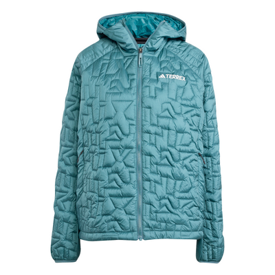 Adidas Women's Terrex Xperior PrimaLoft Loose Fill Insulated Hooded Jacket 2026 PRELOVED TEAL