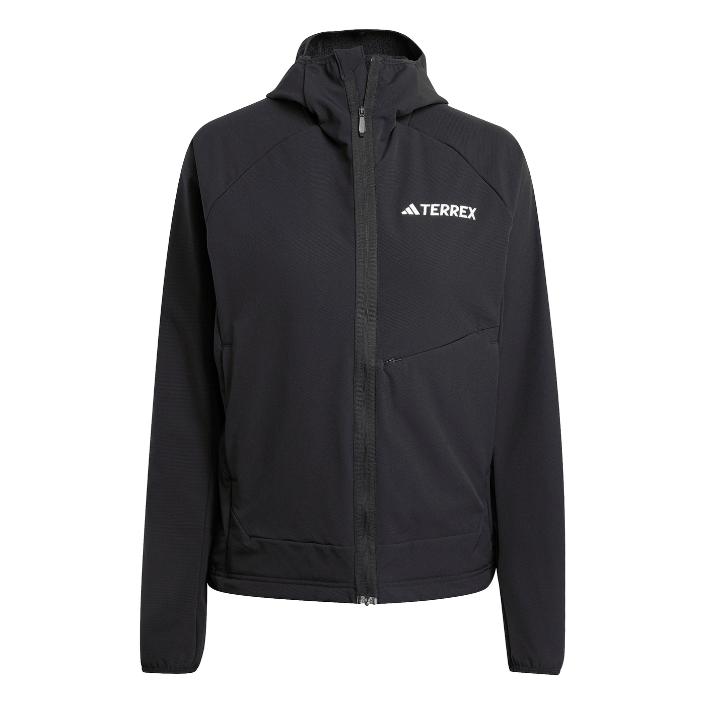 Adidas Women's Terrex Xperior Softshell Fleece Hooded Jacket - Black 2026 BLACK