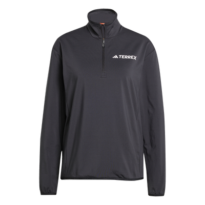 Adidas Women's Terrex Multi CLIMAWARM Half-Zip Tech Fleece Jacket - Black 2026