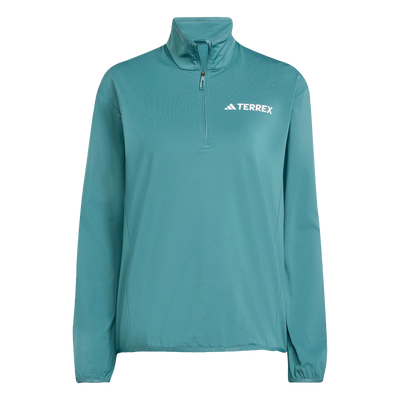 Adidas Terrex Women's Multi CLIMAWARM Half-Zip Tech Fleece Jacket - Preloved Teal 2026 PRELOVED TEAL